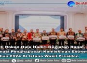 Rapat Koordinasi Nasional Percepatan Penghapusan Kemiskinan Ekstrem