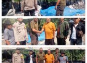POLSEK CURUG BITUNG BERSAMA INTANSI PEMERINTAH DESA MENGEHTIKAN USAHA PELEBURAN AKI DI KAMPUNG PASIR KIANG