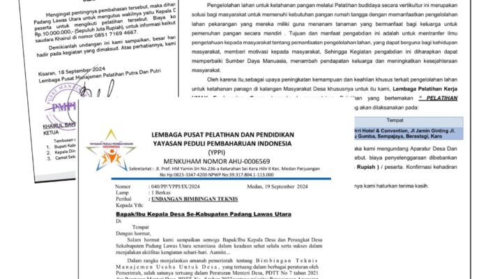 Potensi Penyimpangan Dana Desa dalam Kegiatan Bimtek di Padang Lawas Utara: Dugaan Manipulasi Legalitas dan Minimnya Pengawasan
