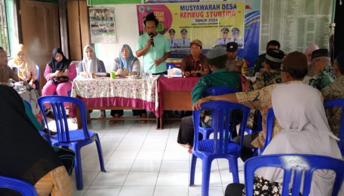 Pemdes Tanjung Kemuning II, Gelar Rembuk Stunting