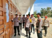 Pengecekan Gudang KPU oleh Wakapolres Rokan Hulu dalam Ops Mantap Praja Lancang Kuning 2024