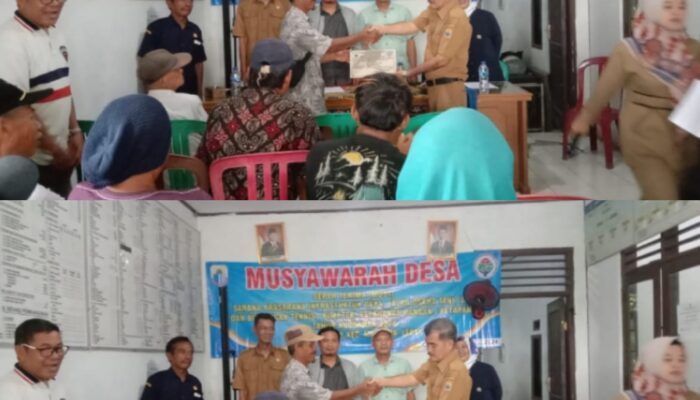 MDST Musyawarah Desa Serah Terima Bangunan Dana Desa Tahun Anggaran 2024