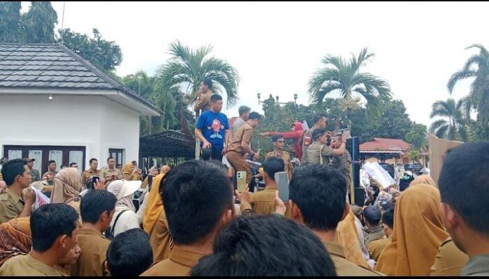 Ribuan Honorer Lampung Timur Gelar Aksi Damai, Desak Pemerintah Buka Formasi CASN 2025