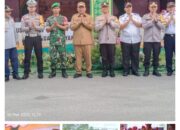 Bupati Rokan Hulu Bersama Kapolres Kunjungi Pos Pengamanan H-1 Lebaran Idul Fitri 1446 H