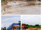 Curah Hujan Tinggi Rusak Jalan di Rokan Hulu, Bupati Imbau Pembatasan Muatan dan Kesabaran Warga