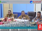 Bupati Rohul Pimpin Rapat Persiapan Kunjungan Kerja Perdana Kapolda Riau