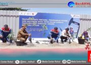 Wabup Rohul Letakkan Batu Pertama Jembatan Jurong, Simbol Harapan Baru bagi Masyarakat Bonai Darussalam