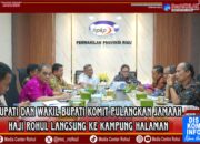 Pemkab Rohul Fasilitasi Pemulangan Jamaah Haji dengan Penerbangan Langsung ke Pasir Pengaraian