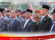 Upacara HUT ke-80 TNI di Riau Berlangsung Khidmat, Bupati Rohul: TNI Tetap Jadi Benteng Bangsa