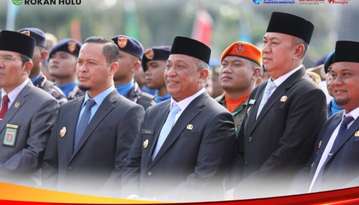 Upacara HUT ke-80 TNI di Riau Berlangsung Khidmat, Bupati Rohul: TNI Tetap Jadi Benteng Bangsa