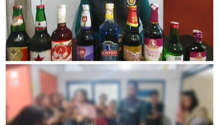 Satpol PP Rokan Hulu Amankan 313 Botol Miras dan 20 Wanita Penghibur dalam Razia Pekat di Pasir Pengaraian