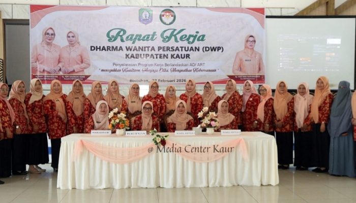 Pimpin Raker 2026, Ny. Yessi Efrida Ajak DWP Kaur Perkuat Komitmen dan Kekompakan