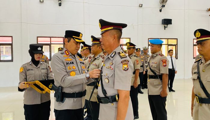 Upacara Serah Terima Jabatan di Polres Kaur, Wujud Penyegaran Organisasi dan Peningkatan Kinerja