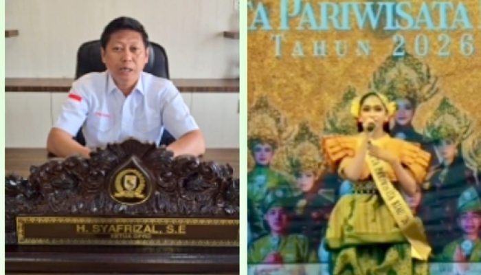 KETUA DPRD PELALAWAN H. SYAFRIZAL, S.E., BERIKAN DUKUNGAN PENUH & DOA RESTU BAGI WAHYU TRINANDA PUTERI DI GRAND FINAL DUTA PARIWISATA RIAU 2026