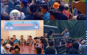 Sengketa Lahan Eks PT Torganda Memanas, Ribuan Anak Kemenakan Melayu Tambusai Turun ke Lokasi