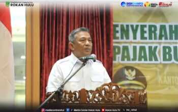 Bupati Anton Serahkan SPPT PBB-P2 2026, Targetkan Penerimaan Pajak Rokan Hulu Capai Rp18 Miliar