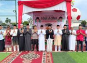 Sholat Idul Adha 1447 dilapangan Mini Soccer, Bupati Zukri : Idul Adha mengajarkan tentang gotong royong