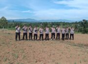 Kapolsek Rambah Cek Pertumbuhan Jagung Hibrida Asta Cita Ketahanan Pangan