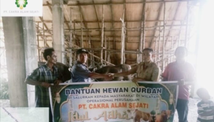 Idul Adha 1447 H, PT.Cakra Alam Sejati Berbagi Qurban di Sekitar Operasional Perusahaan