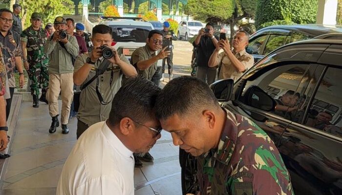 Bupati dan Wabup Pelalawan Sambut Kunjungan Danrem 031/Wira Bima