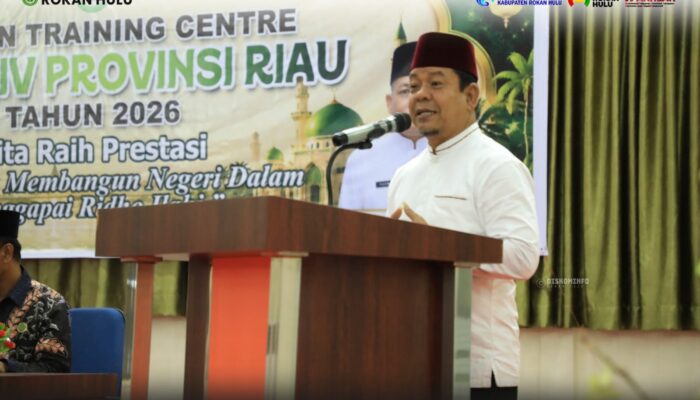 Wabup Rohul Lepas Semangat Kafilah MTQ Riau, Puluhan Peserta Digembleng Lewat Training Center