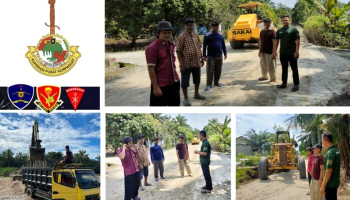 Sinergi KORPASGAT dan Pemkab Rohul Percepat Pembangunan Jalan Bangun Jaya, Warga Rasakan Manfaatnya