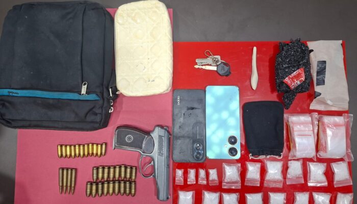 Mantan Kades di Rokan Hulu Ditangkap, Polisi Sita 67,57 Gram Sabu dan Puluhan Amunisi