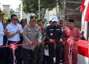 Bupati dan Wakil Bupati Pelalawan Hadiri Peresmian Jembatan Merah Putih Presisi di Desa Rangsang