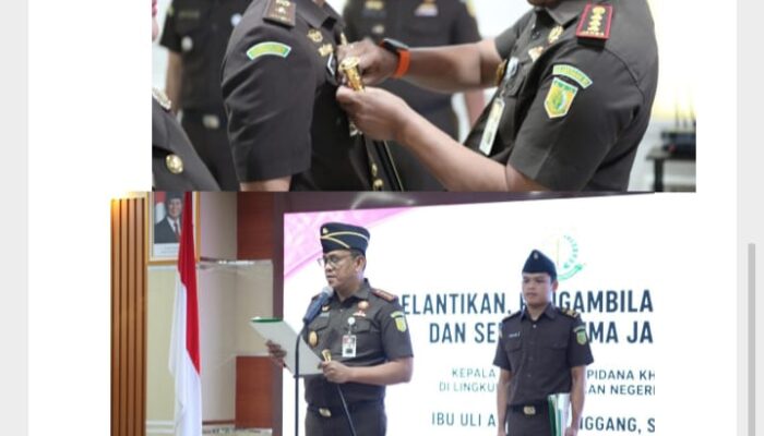 Kajari Binjai Lantik Riko Budiman sebagai Kasi Pidsus, Lanjutkan Komitmen Pemberantasan Korupsi