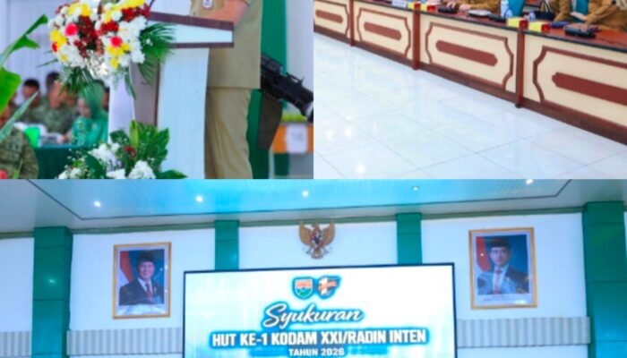 Bupati Tulang Bawang Hadiri Syukuran HUT ke-1 Kodam XXI/Radin Inten