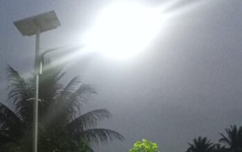 Langkah Nyata Kemajuan Desa Tinggi Ari, Lampu Tenaga Surya Diterapkan Berdasarkan Kesepakatan Bersama Warga