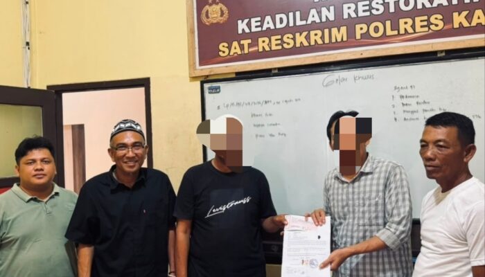 Polres Kaur Selesaikan Perkara Penganiayaan Melalui Restorative Justice