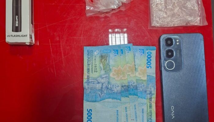 Polisi Bekuk Pria di Mahato, Sabu 10 Gram dan 29 Ekstasi Disita