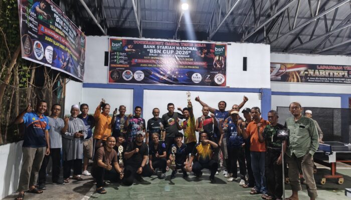 BSN Cup 1 Binjai Sukses Digelar, 66 Pasangan Ramaikan Turnamen Tenis Meja