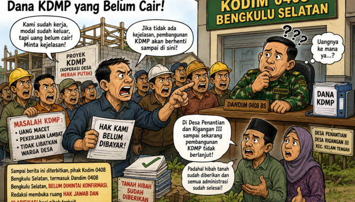 Puluhan Kontraktor Datangi Kodim 0408 BS, Pertanyakan Dana KDMP yang Belum Cair