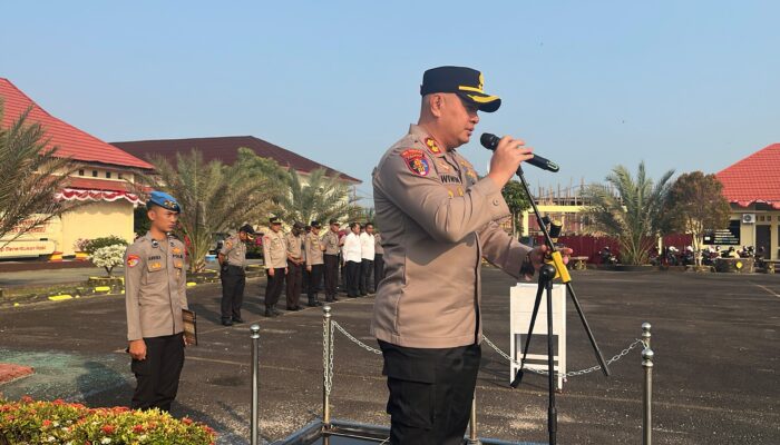 Apel Perdana Jam Pimpinan, Kapolres Kaur AKBP Wiwin Syamsul Arifin Perkenalkan Commander Wish “GAGAH”