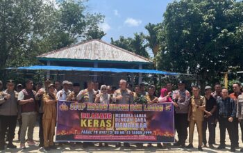 Kapolres Kaur Turun Langsung ke Masyarakat, Sosialisasikan Larangan Pembakaran Hutan dan Lahan