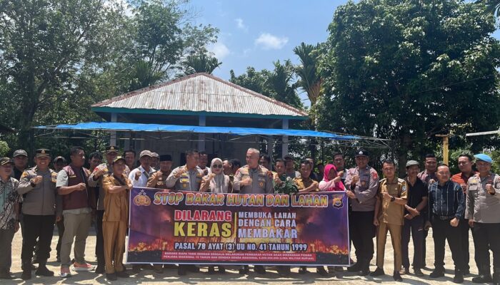 Kapolres Kaur Turun Langsung ke Masyarakat, Sosialisasikan Larangan Pembakaran Hutan dan Lahan