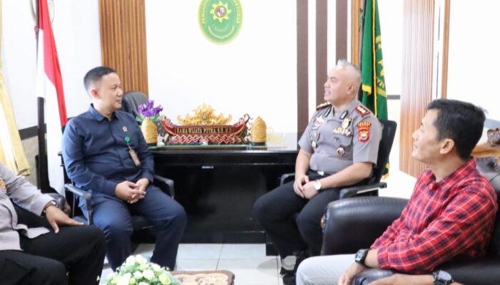 Kapolres Kaur Jalin Silaturahmi Lintas Instansi, Perkuat Sinergitas dan Kerukunan dalam Menjaga Kamtibmas