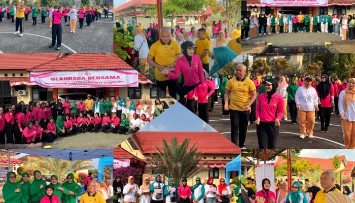 Semarak HKGB ke-74 Tahun 2026, Bhayangkari Cabang Kaur Gelar Senam Bersama dan Bazar UMKM untuk Masyarakat