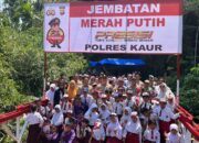 Polres Kaur Resmikan Jembatan Merah Putih Presisi ke-10 di Desa Air Pahlawan, Permudah Akses dan Aktivitas Masyarakat
