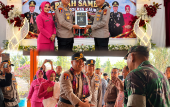 Pisah Sambut Kapolres Kaur, Tongkat Komando Beralih dari AKBP Alam Bawono kepada AKBP Wiwin