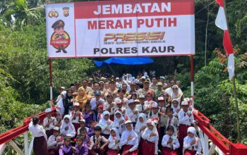 Kompak dan Sinergis, Polres Kaur dan Polsek Jajaran sambangi Makoramil ucapkan Dirgahayu TNI ke -81