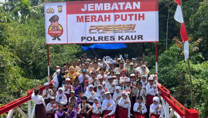 Kompak dan Sinergis, Polres Kaur dan Polsek Jajaran sambangi Makoramil ucapkan Dirgahayu TNI ke -81