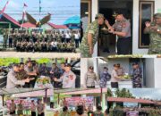 Kompak dan Sinergis, Polres Kaur dan Polsek Jajaran sambangi Makoramil ucapkan Dirgahayu TNI ke -81
