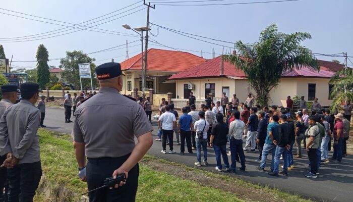 Polres Kaur Gelar Simulasi Pelayanan Aksi Unjuk Rasa, Latih Kesiapsiagaan Personel Hadapi Penyampaian Aspirasi Masyarakat
