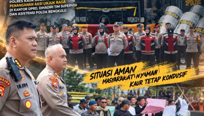 Polres Kaur Gelar Latihan Sispamkota di hadiri Tim Supervisi dan Asistensi Polda Bengkulu, Simulasikan Penanganan Aksi Unjuk