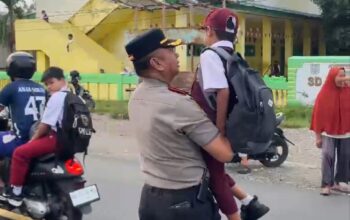 POLRES KAUR GELAR COMMANDER WISH GATUR PAGI, KAPOLRES HINGGA KAPOLSEK TURUN LANGSUNG KE JALAN