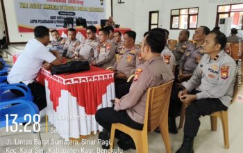 Polres Kaur Ikuti Audit Kinerja Itwasda Polda Bengkulu Tahap II T.A. 2026, Fokus Pelaksanaan dan Pengendalian