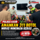 KRYD Polres Kaur Amankan 311 Botol Miras, Cipta Kondisi dan tekan Gangguan Kamtibmas